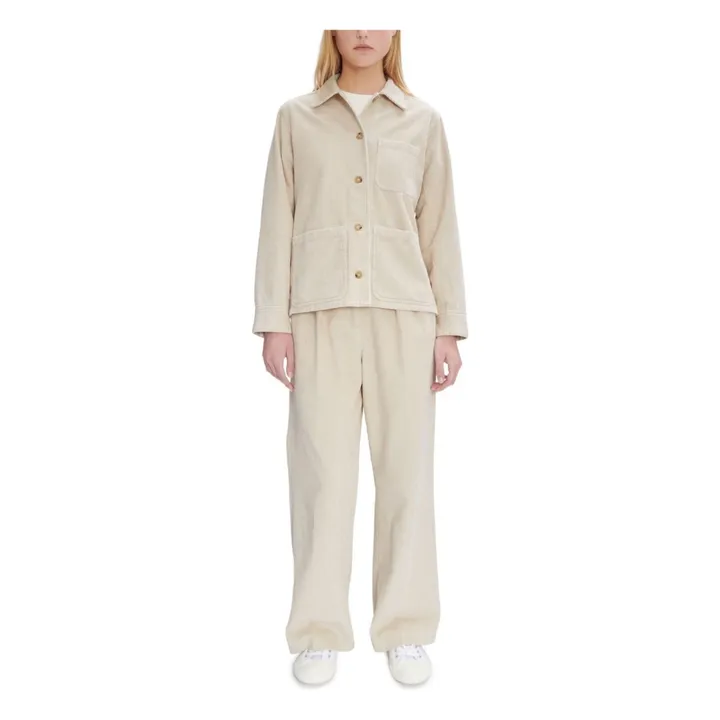 A.P.C. Veste Silvana Coton et Lin | Ecru