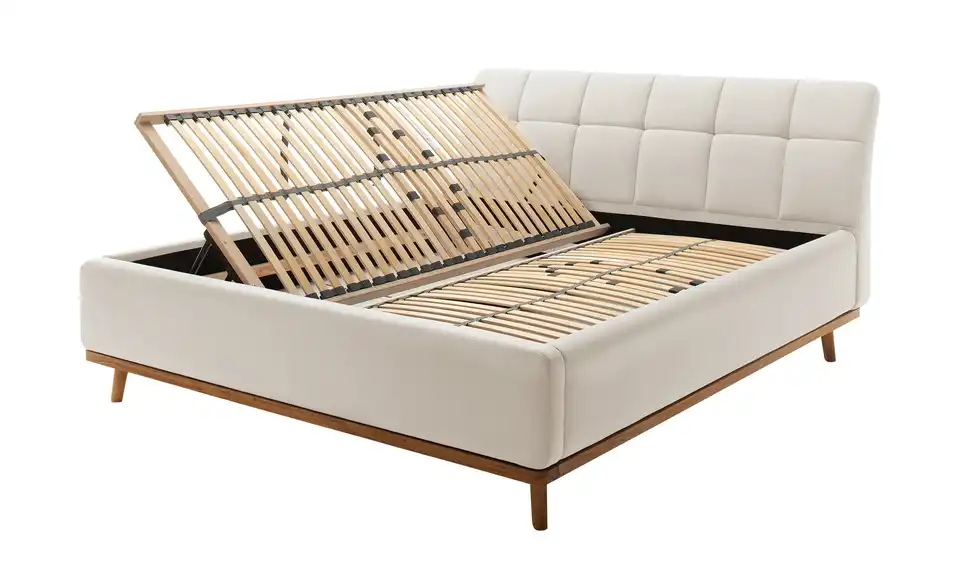 Polsterbettgestell Beige 180 cm