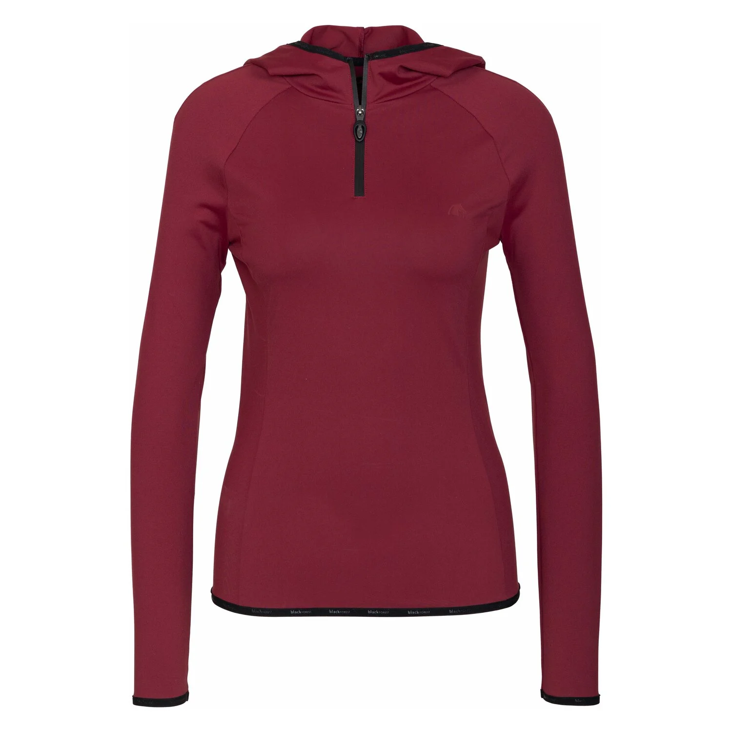 black forest Funktionsshirt mit Kapuze  - dark berry