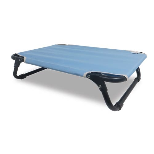 Cama elevada grande azul