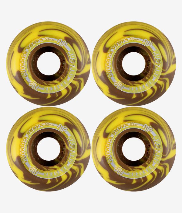 Flip Cutback Mustard Gassers Rollen (yellow) 53mm 99A 4er Pack