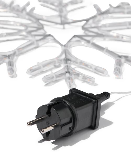 flocon de neige avec 140 ampoules LED Ø45cm