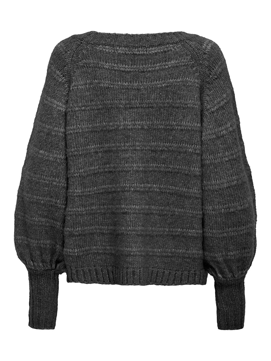 ONLCELINA Strickpullover Dark Grey Melange