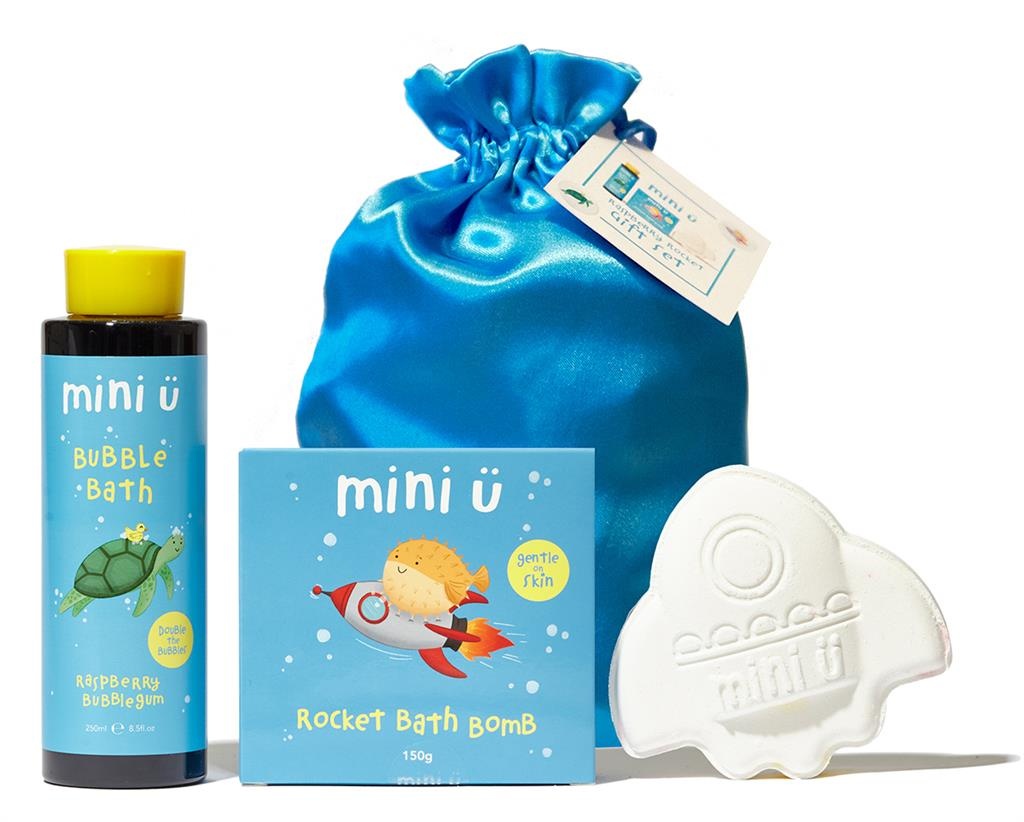 Mini ü Kado Set Bad Raket/Frambozen