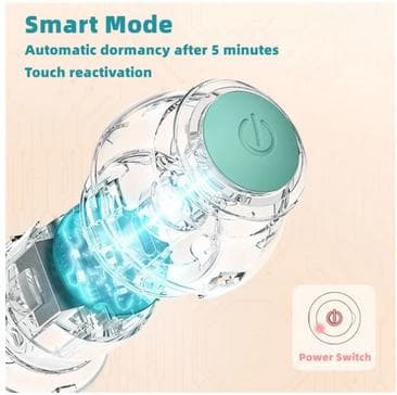 Elektrisk automatisk rullende smarte katteleker Grønn