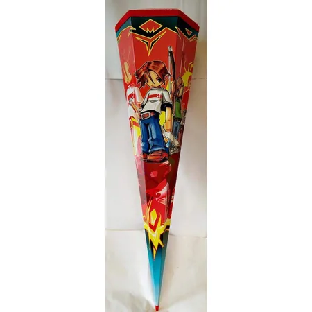 Roth Schultüte mit Rothspitze 85 cm, eckig