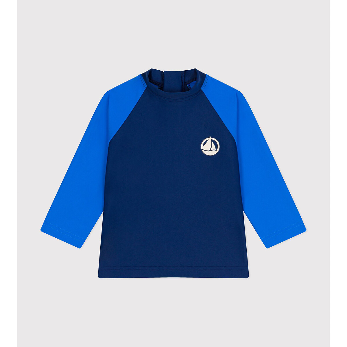 PETIT BATEAU<br>Camiseta de banho de manga comprida, proteção UV UPF50+
