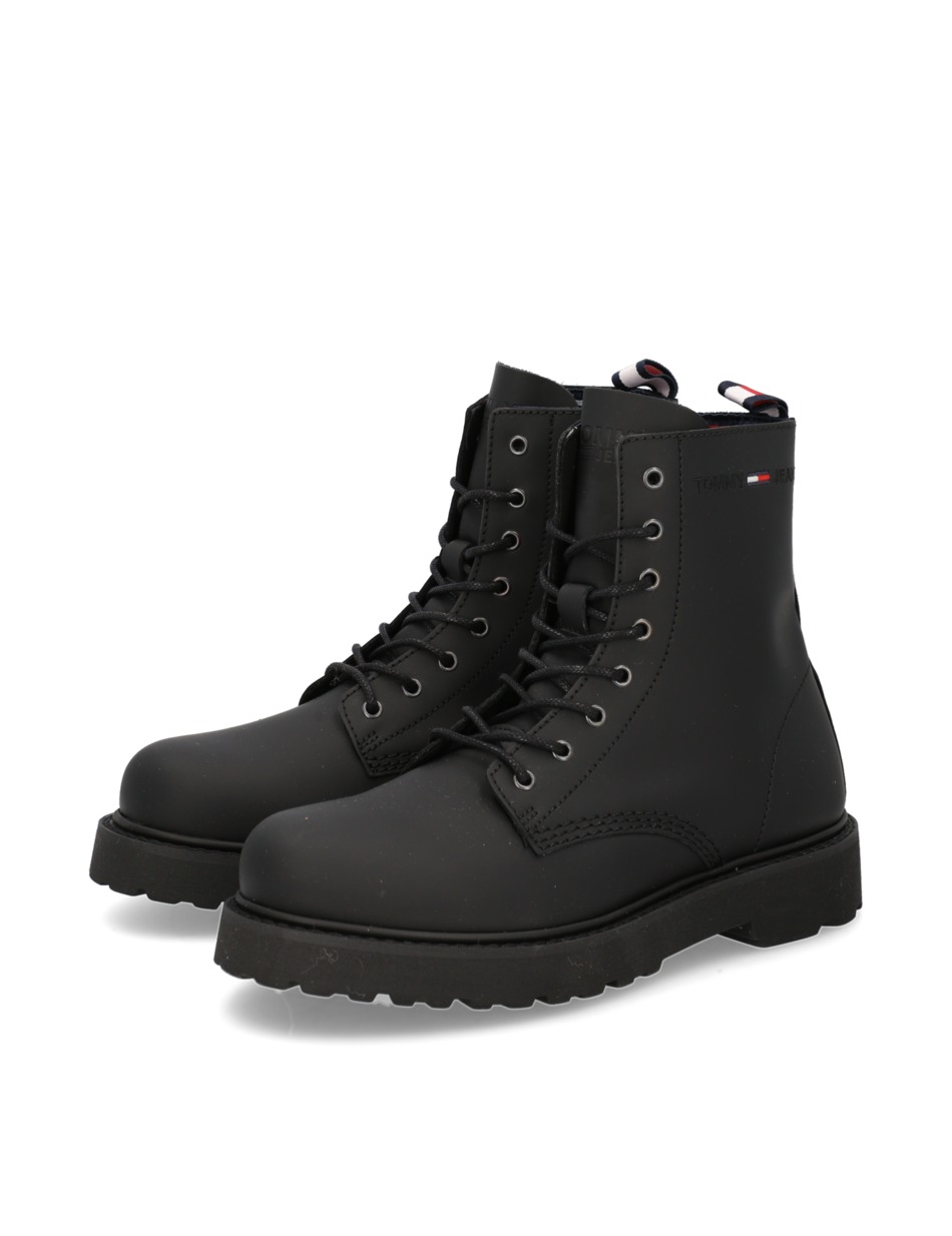 LEATHER LACE UP BOOT