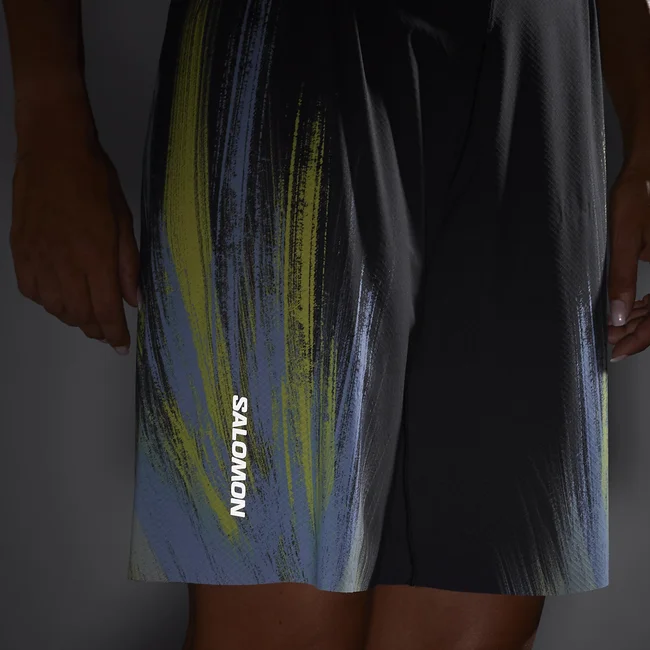 SHORTNEY  Shorts Damen DEEPBLACK/SulphurSpring/Peacockblue