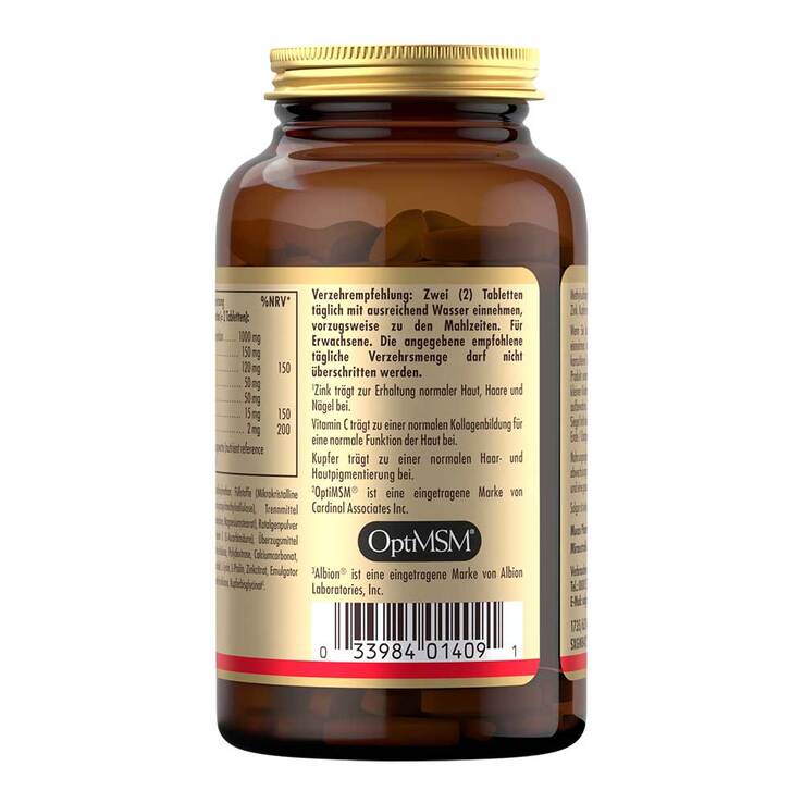 Solgar Haut Haare Nägel Komplex Tabletten, 60 St