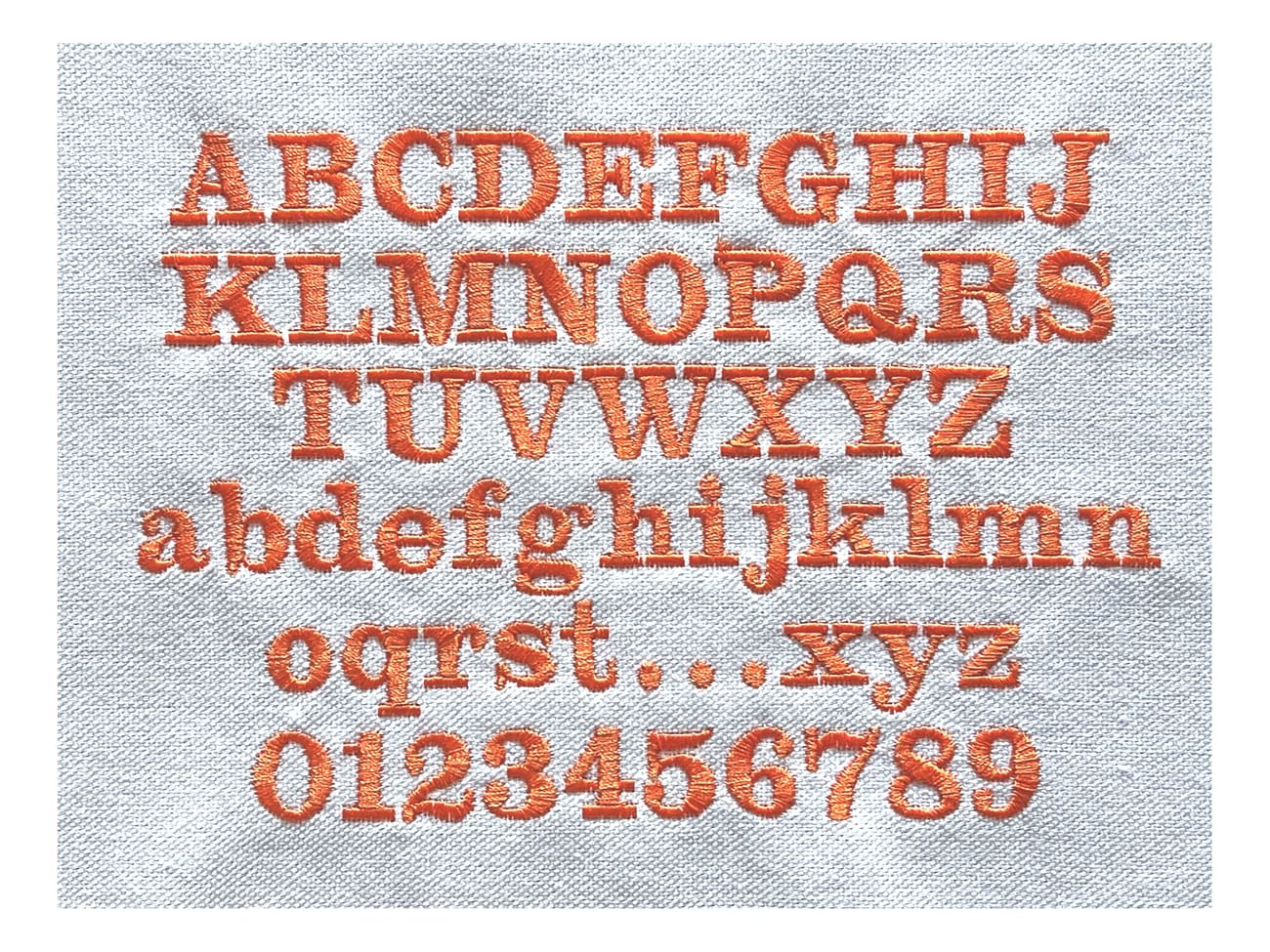 Broderie - Modèle M5 - Orange - Meilleur du Chef