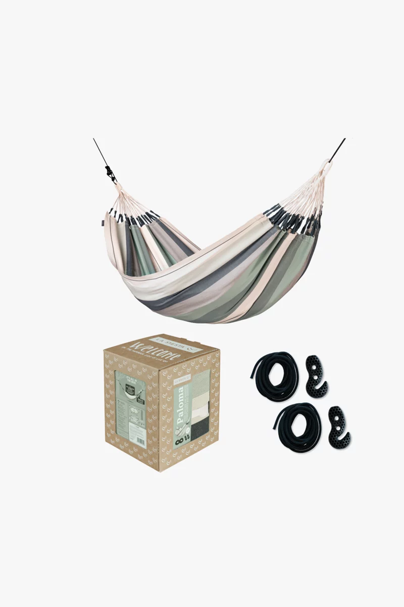 La Siesta Paloma Organic Cotton Single Hängematte + Befestigung