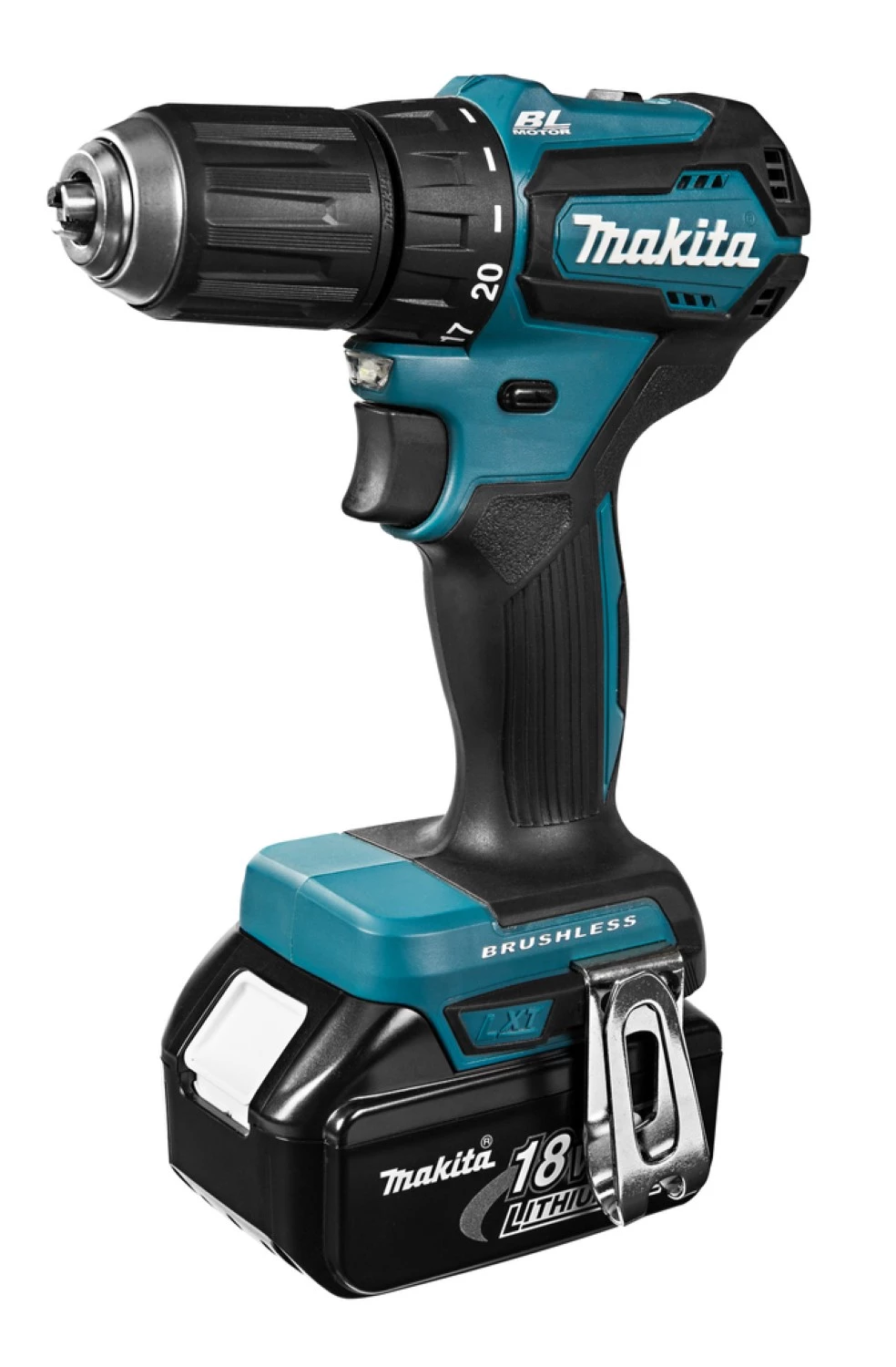 Makita DDF483RTJ 18V Li-Ion accu boor-/schroefmachine set (2x 5.0Ah accu) in Mbox - koolborstelloos