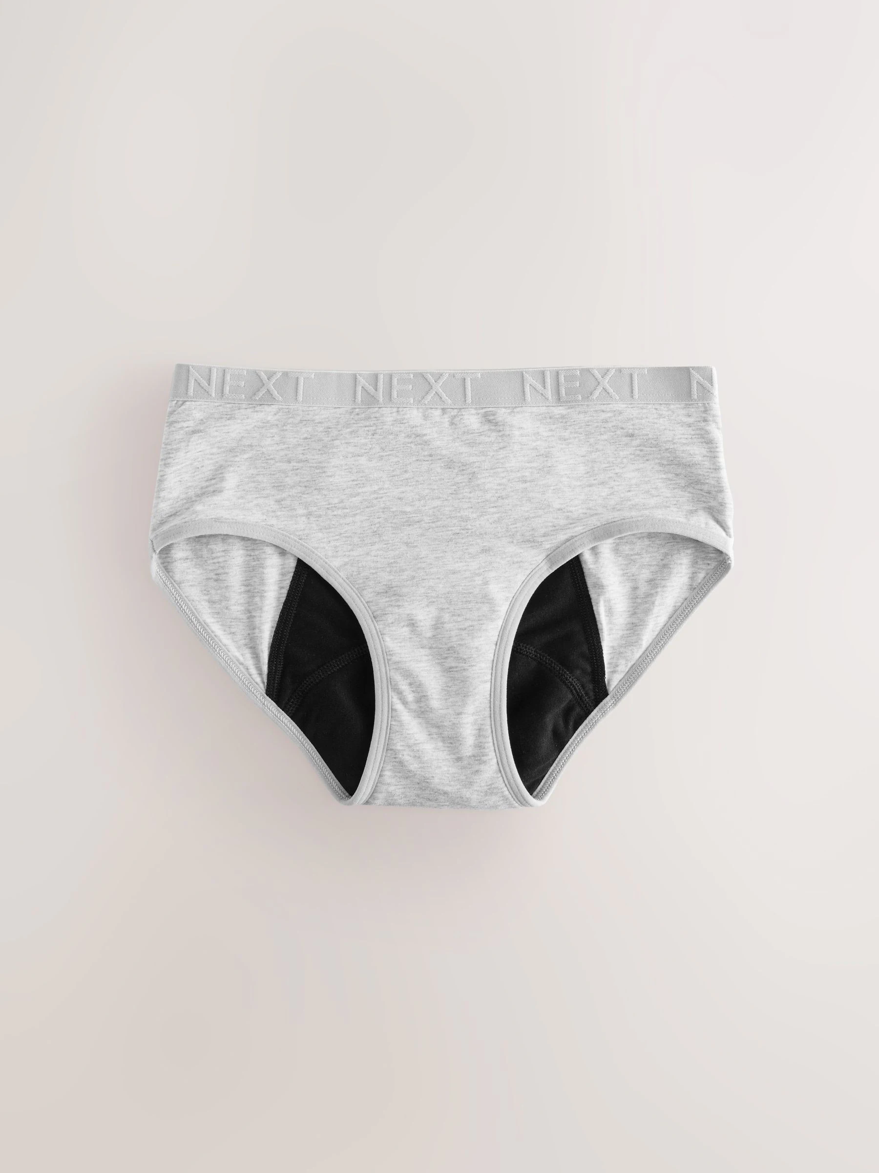 Grijs - Heavy Flow joggingbroek voor tieners (7-16jr)