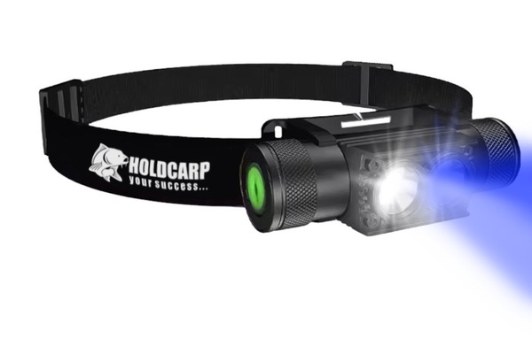 Lampe Frontale Holdcarp SuperBright UV/White (3350mAh)