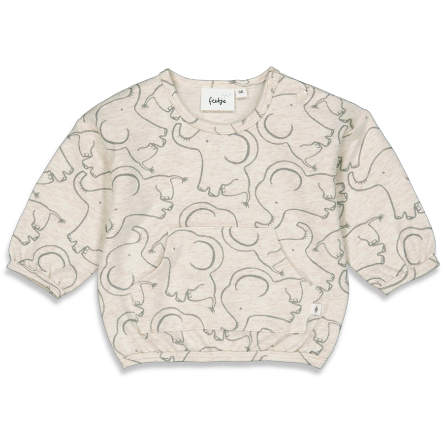 Feetje Sweatshirt Elephant Natur Melange