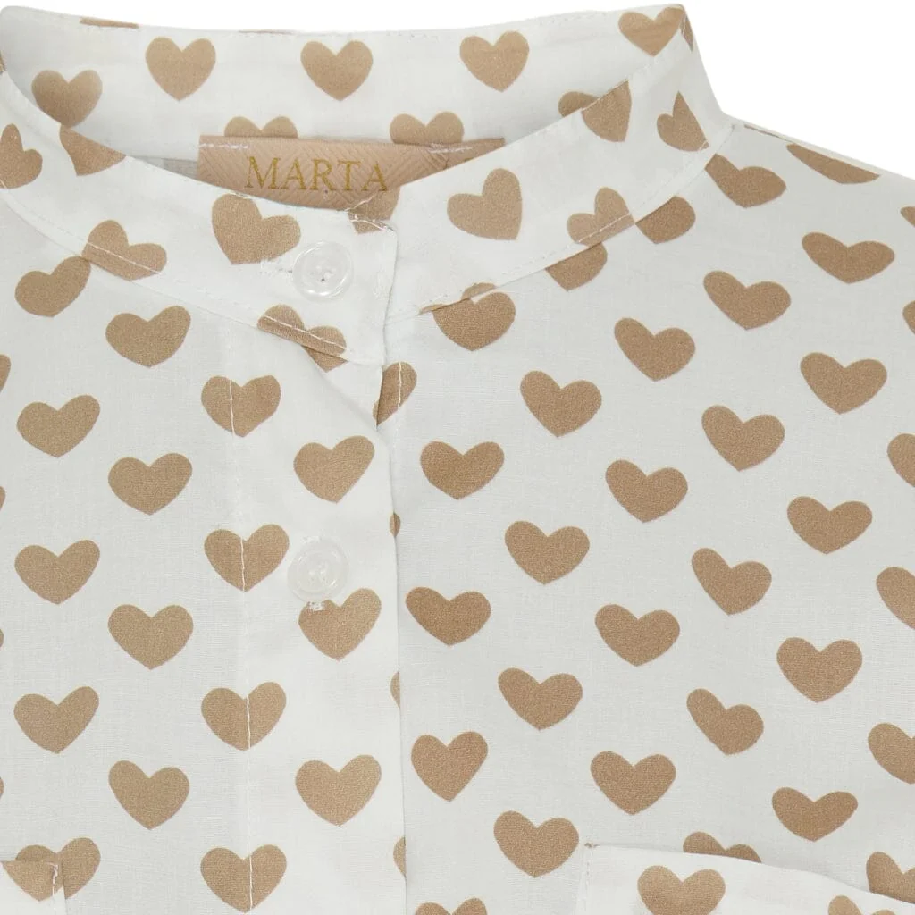 Marta Du Chateau Mdcsvanborg Shirt 4126 macchiato