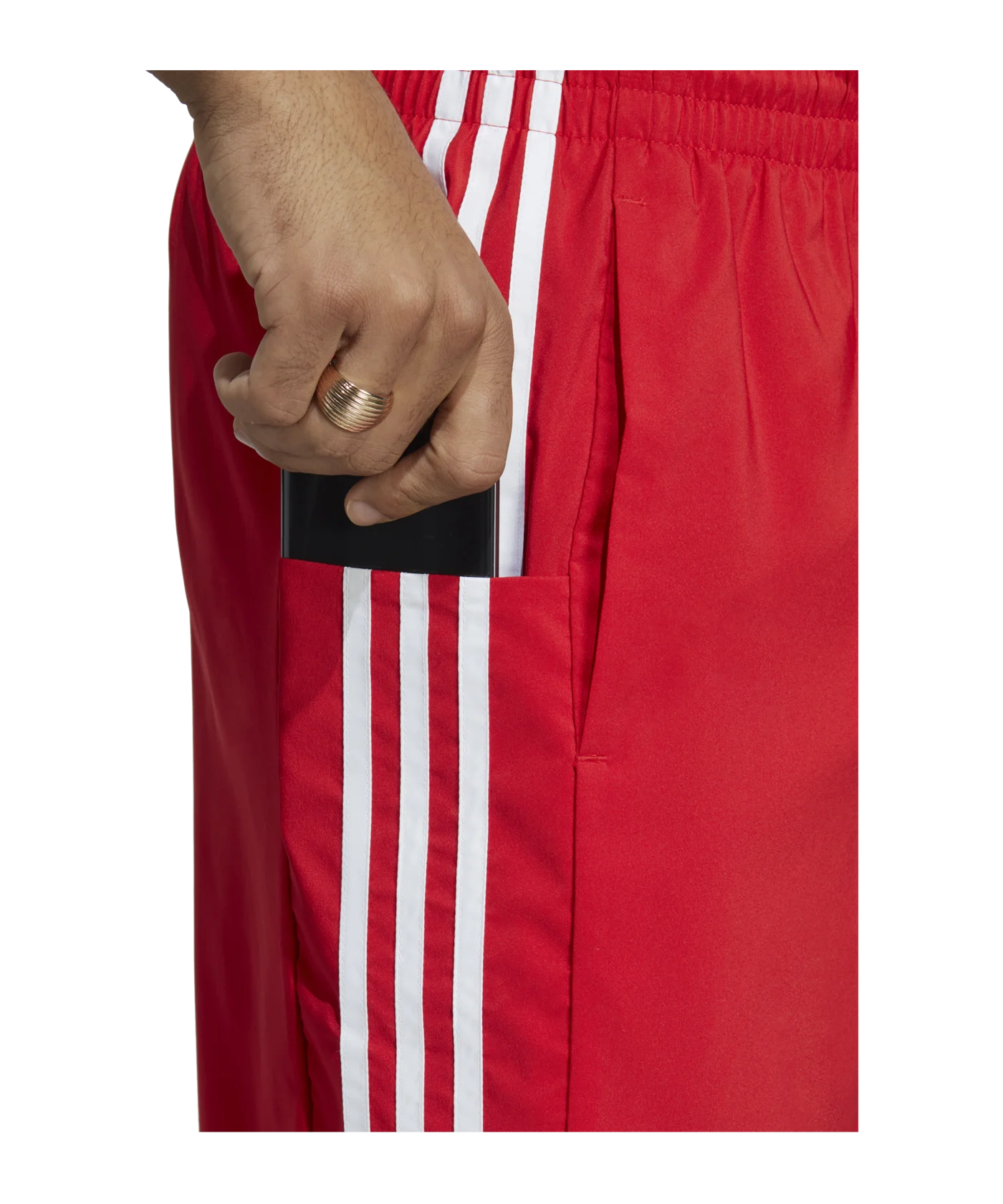 adidas 3S Chelsea Short Rot Weiss