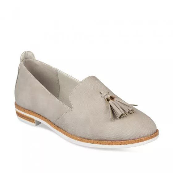 Mocassins GRIS VIA DONNA