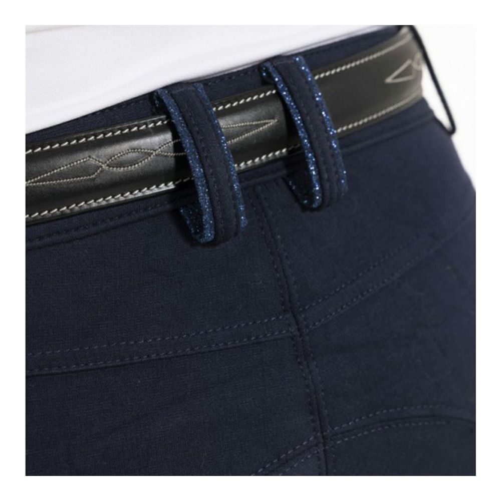 Equitheme KIM - Pantalon siliconé Femme marine