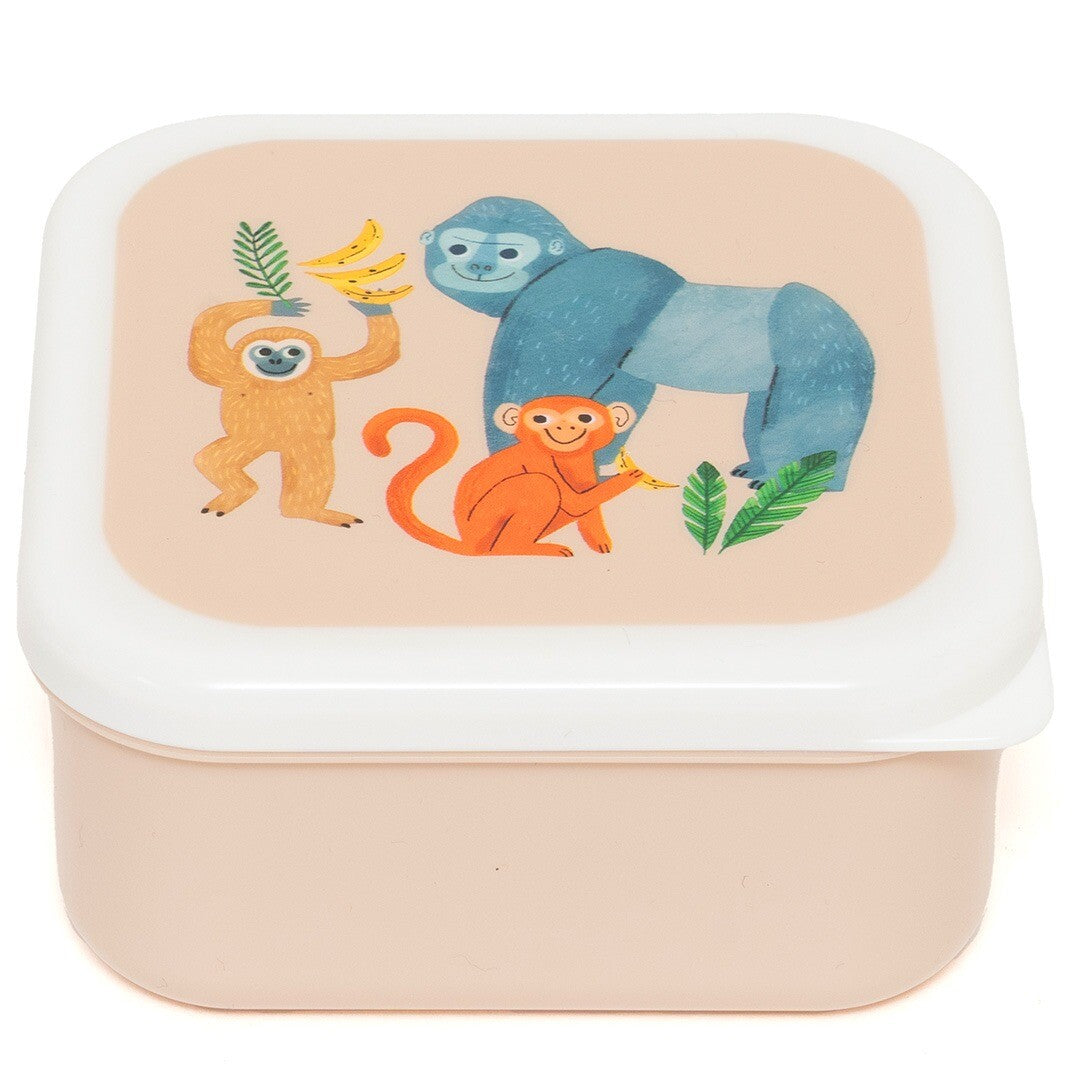 Petit monkey snackdoosjes upside down animals