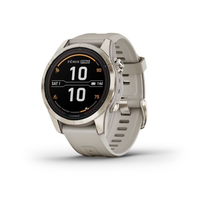 Garmin Unisex Ure fēnix® 7S Pro Sapphire Solar Brun