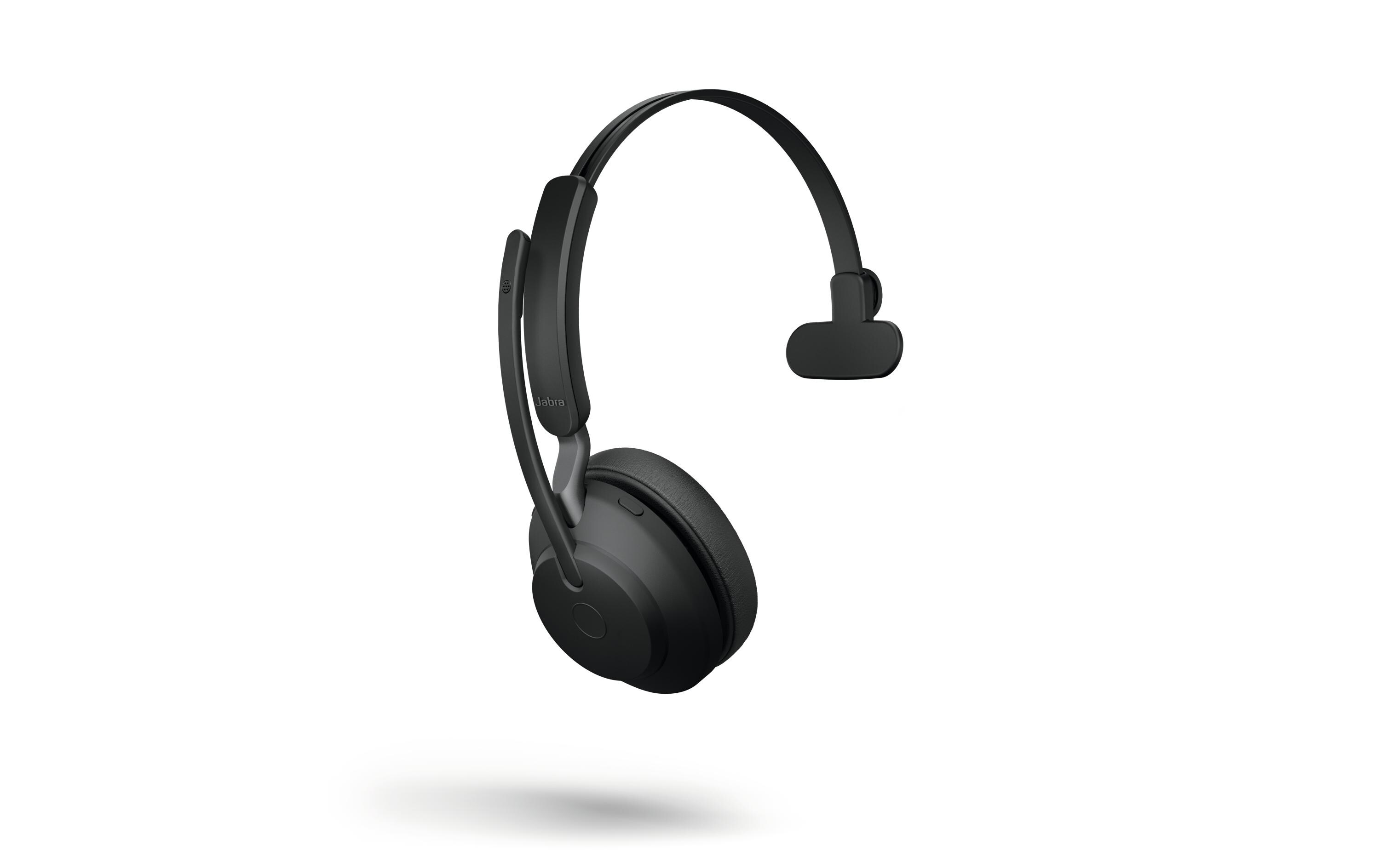 Headset Evolve2 65 Mono UC Schwarz, USB-C<br>Jabra Bluetooth Headset für das Büro, Home Office oder für Unterwegs