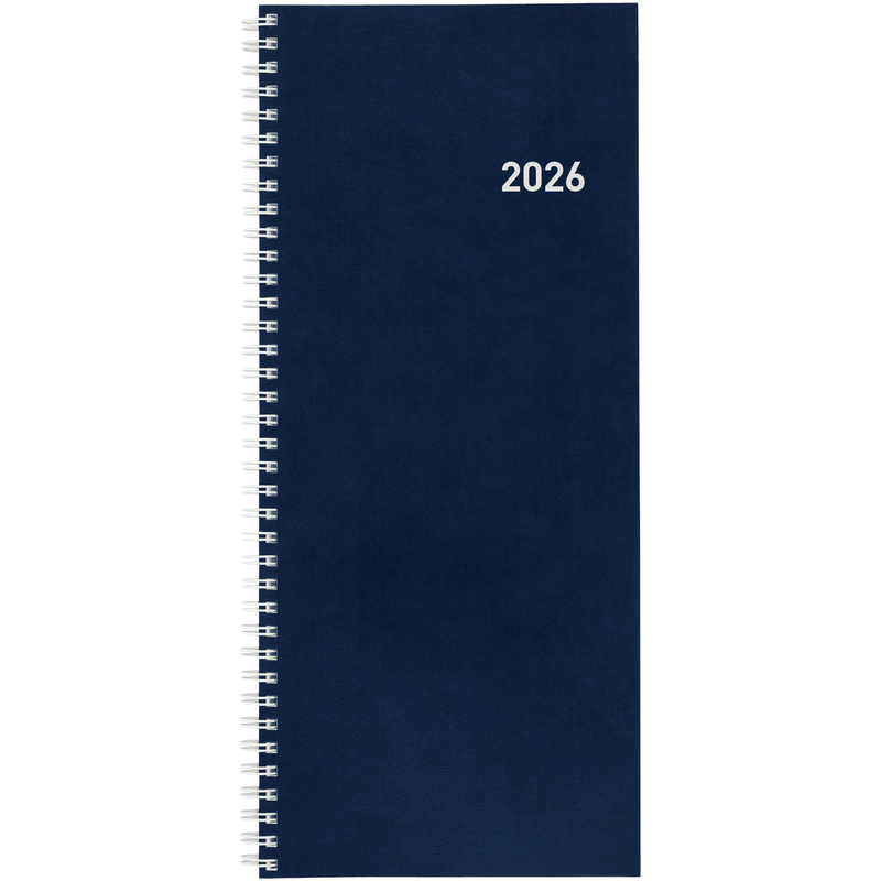 Biella Agenda 2026 Twist, 1 Woche / 2 Seiten, blau