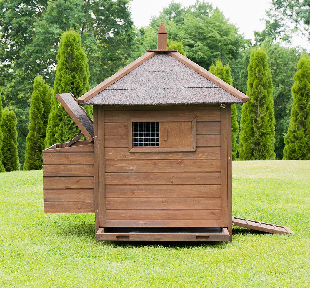 MyAnimal Hühnerstall für 3 Hühner MH-11 mit Nistkasten, Hühnerhaus schutzimprägniert, Dach abnehmbar