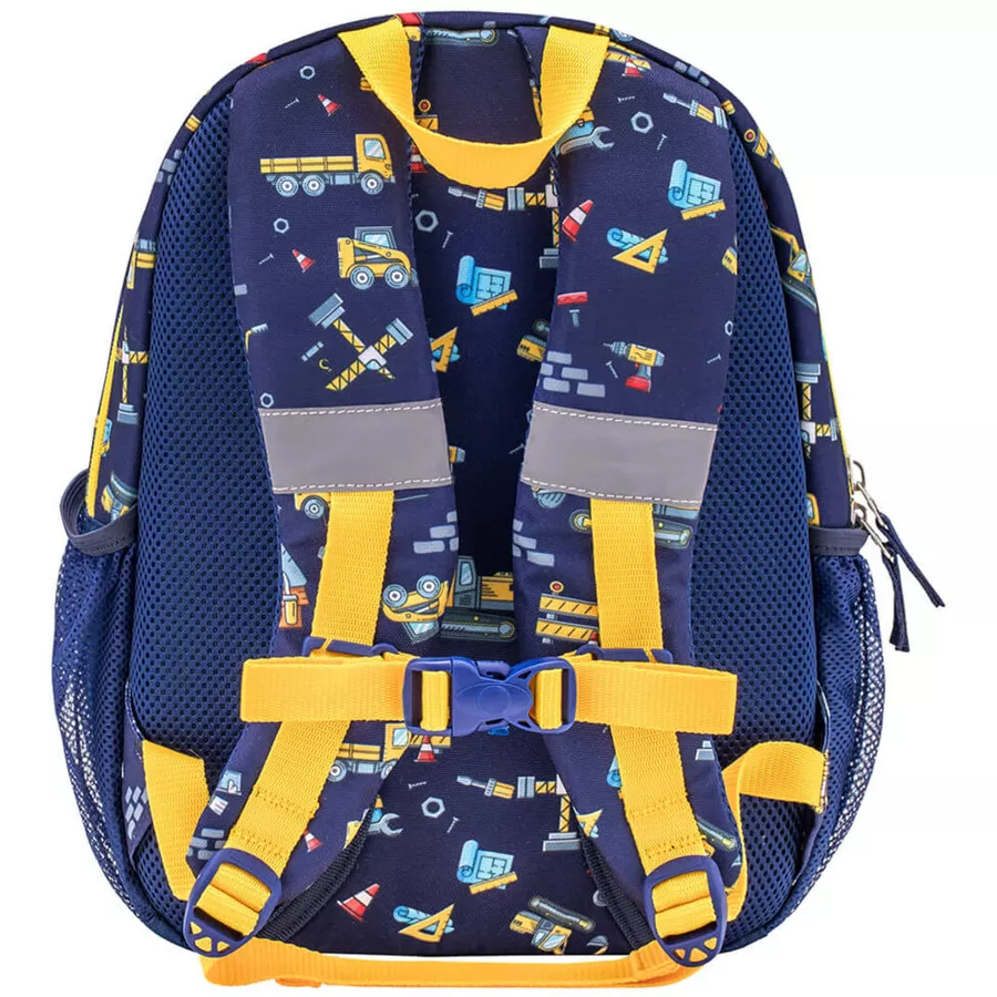Belmil Kindergartenrucksack Kiddy Plus Kindergartenrucksack für 3-6 Jährige Kinder mit Brustgurt Big Wheel
