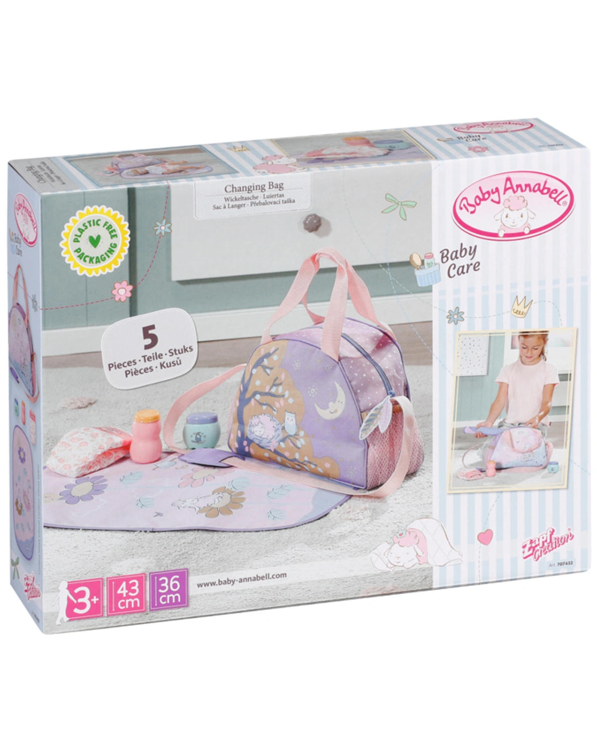 Baby Annabell®  Wickeltasche HAPPY SHEEP