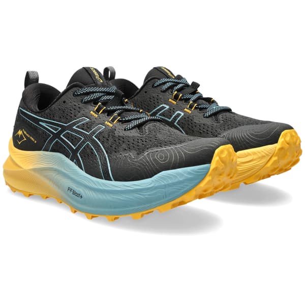 Chaussure trail ASICS TRABUCO MAX 2 BLACK/GRIS BLUE