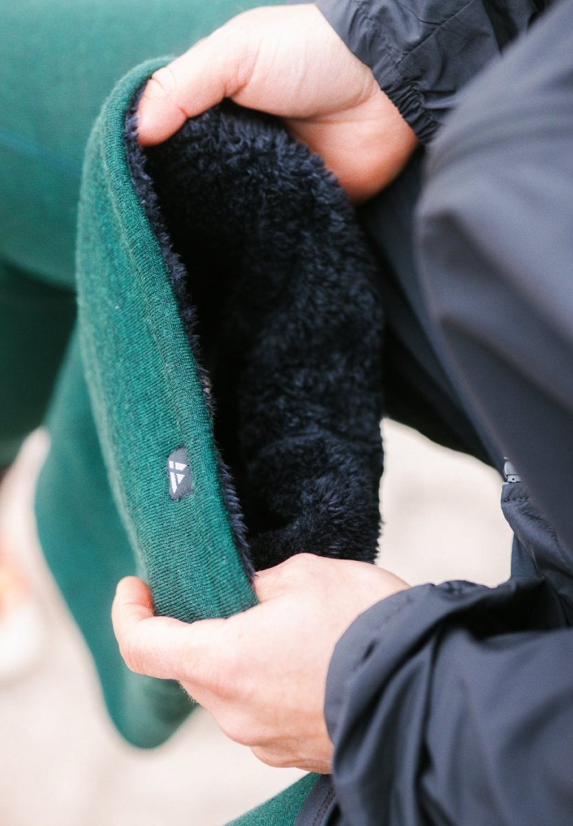 MERINOULD HALSEDISSE MED FLEECE