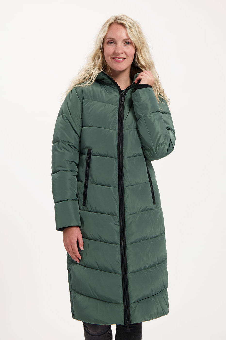 Kjelvik outdoor jas Kiara groen