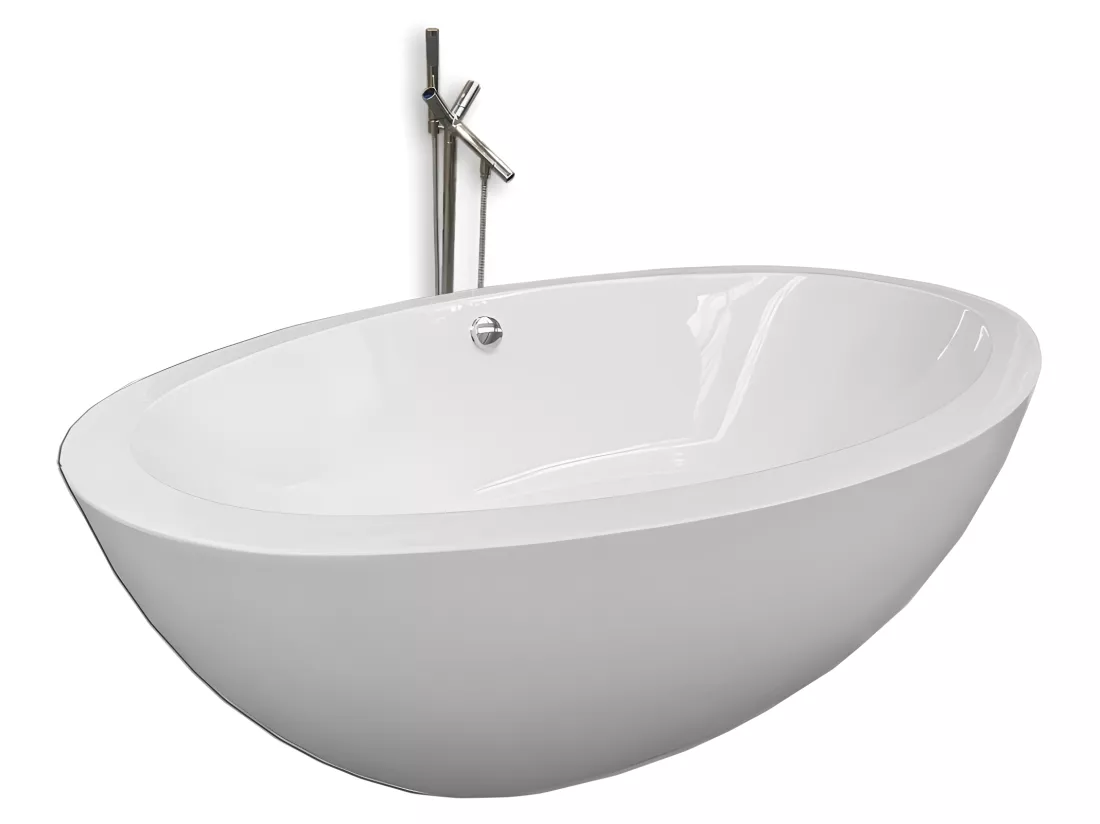 Baignoire ilôt 190 X 120 cm + Robinet Mitigeur – Melody