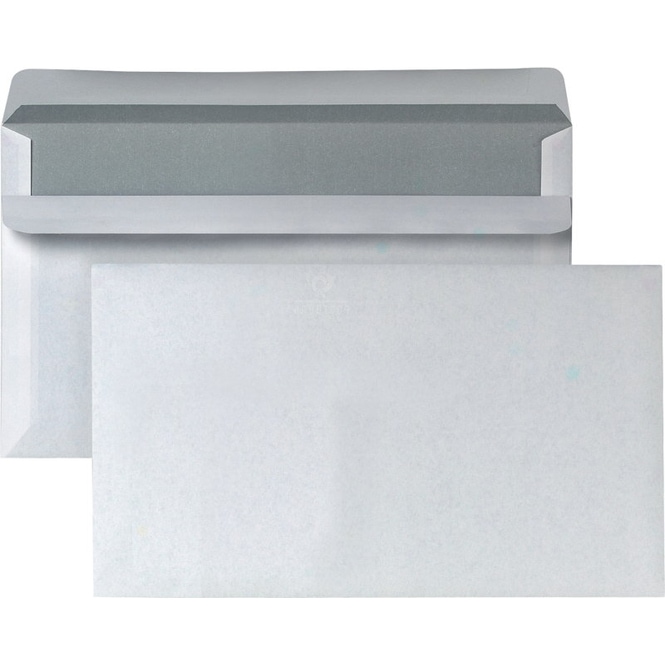 Stylex - 50er Set Briefumschläge - weiß - C6 - ohne Fenster