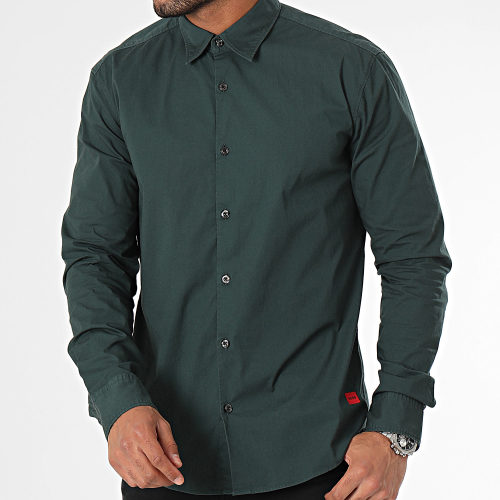 Chemise Manches Longues Ermo 50500216 Vert Bouteille
