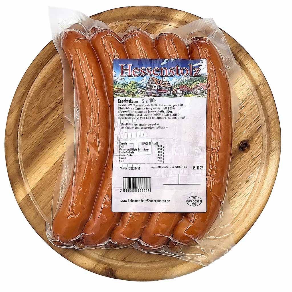 Hessenstolz Käsekrakauer 5x100g MHD:13.12.24