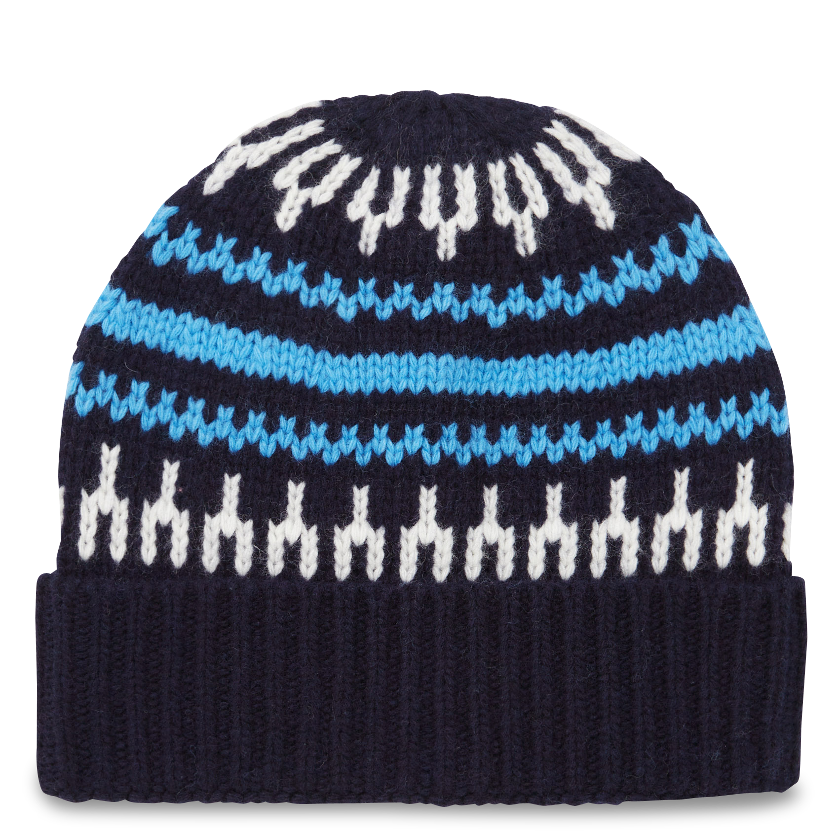 Bonnet en laine tricoté | Bleu