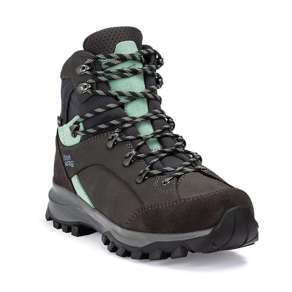 Hanwag ALTA BUNION II GTX - Chaussures randonné Femme asphalt/mint