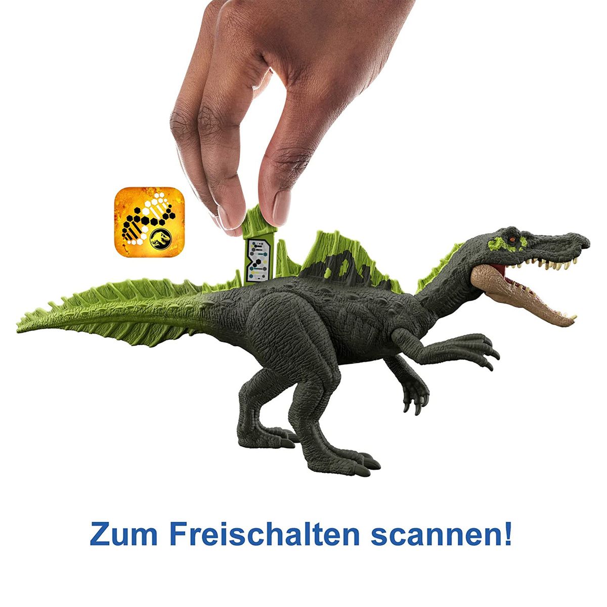 Mattel HDX44 - Jurassic World - Dominion - Ichthyovenator, Dinosaurier Spielfigur