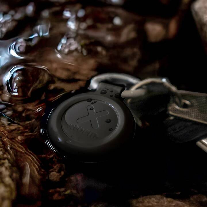 TravelTag Bluetooth Finder Tracker für iOS Apple und Google Find My Netzwerk (XTAG2GA11) (IP64) - Schwarz