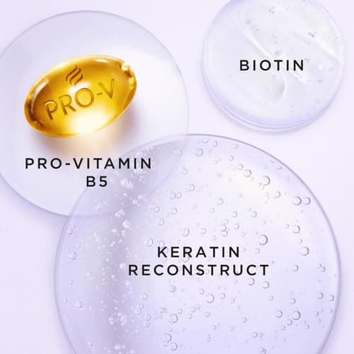 Pantene Pro-V Miracles Silky & Glowing Shampoo mit Biotin und Keratin Reconstruct