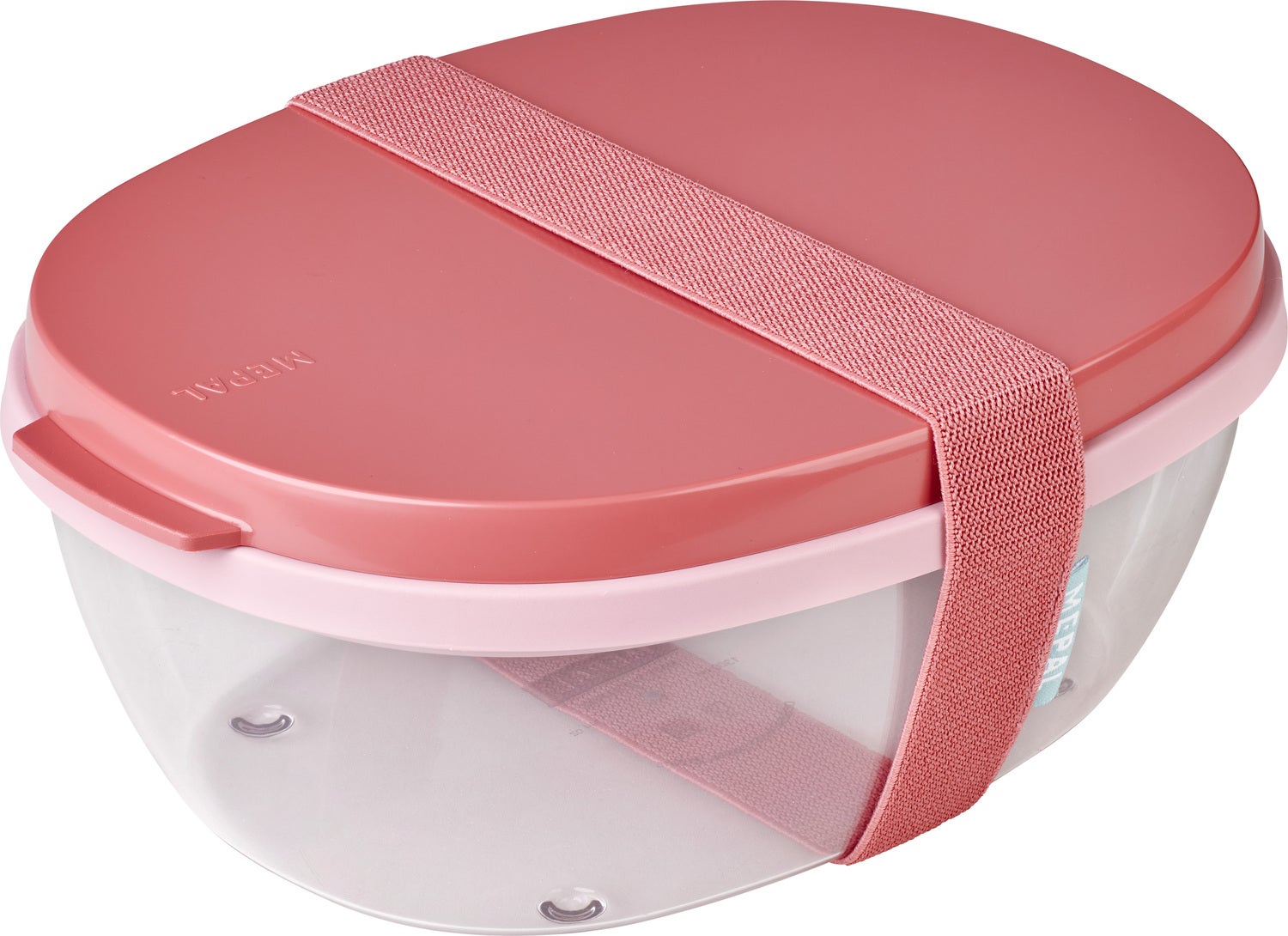 Mepal saladbox Ellipse terracotta 22,5 x 17,5 x 9,5 cm