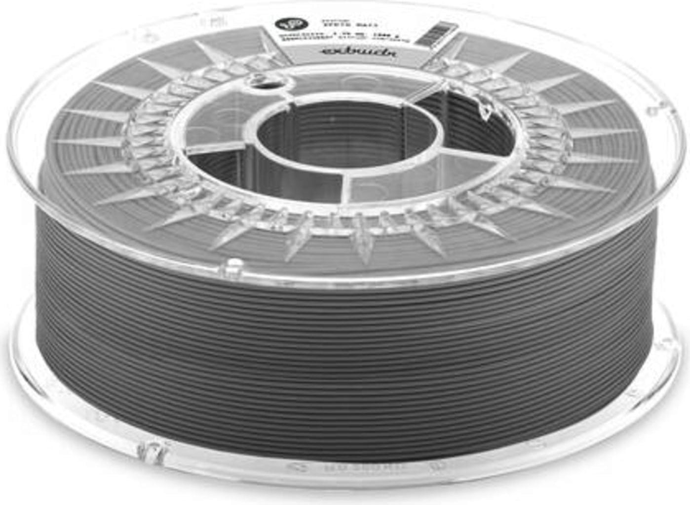 Extrudr  XPETG Matt Anthrazit, 1,75 mm / 1000 g    Recyclebares Filament mit mechanischen Eigenschaften und hoher chemischer Resistenz