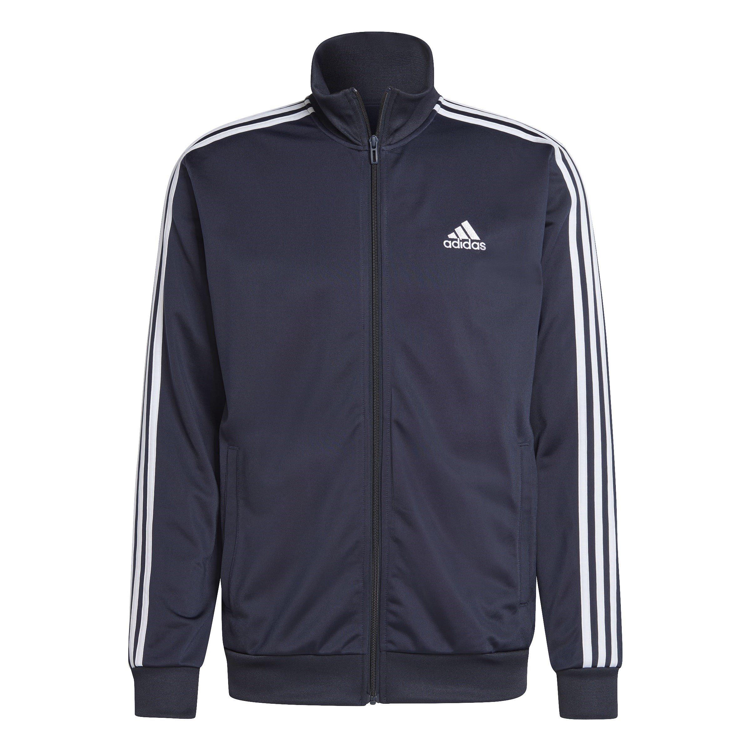 adidas Basic 3 Stripes Tricot Tracksuit Mens
