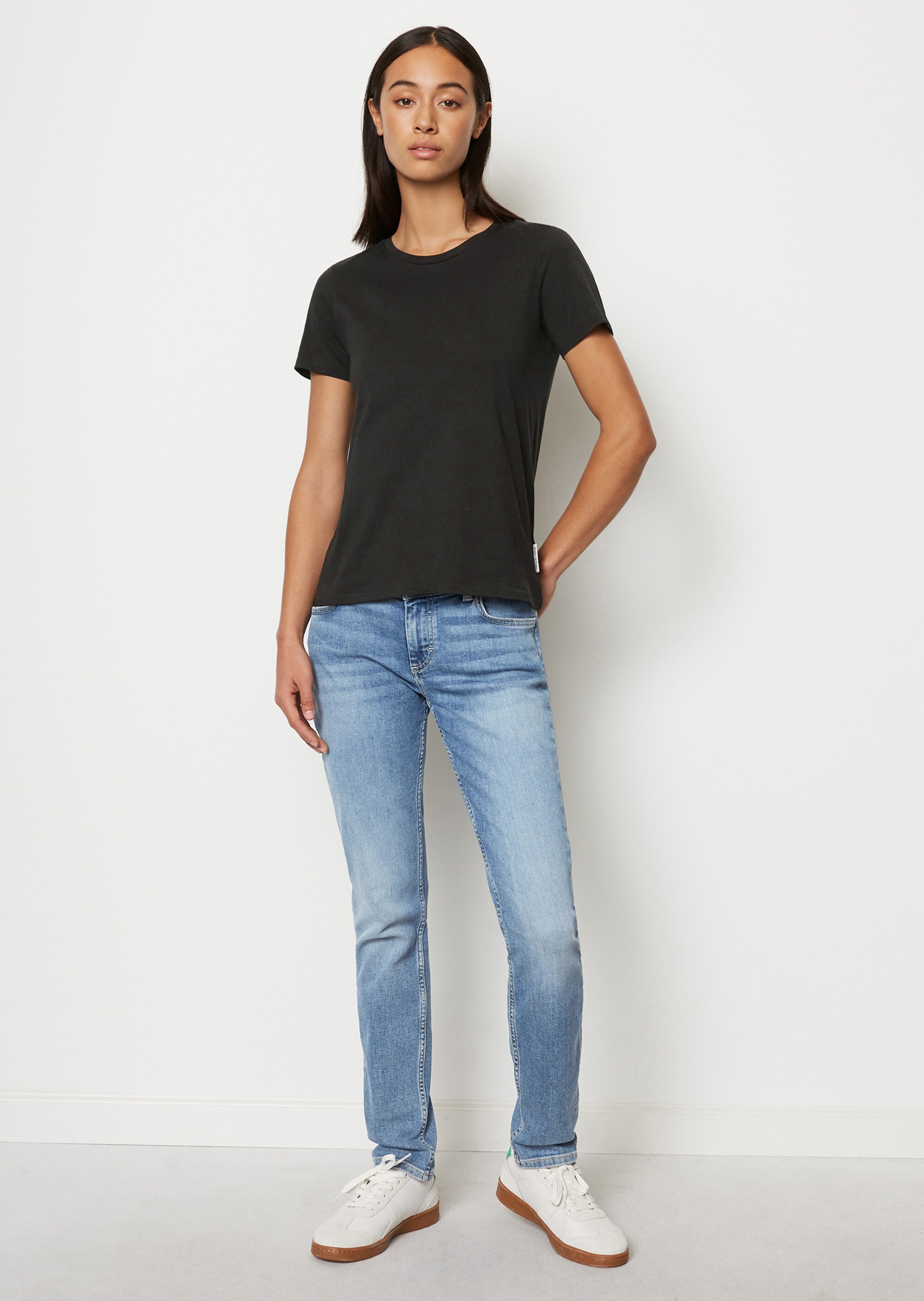 Rundhals-T-Shirt regular aus Organic Cotton