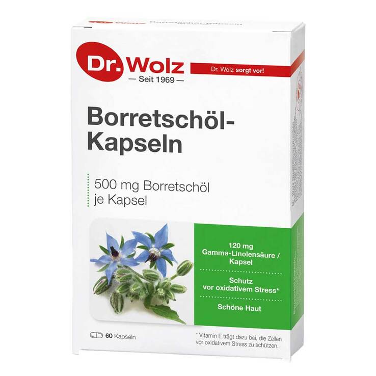 Borretschöl Kapseln Dr. Wolz, 60 St
