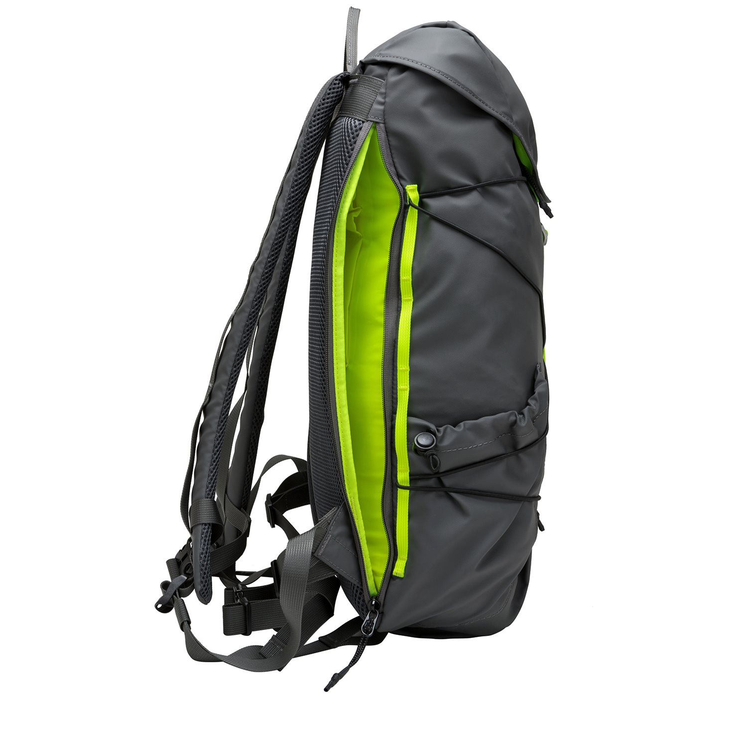 Elliker Wharfe Flap Over Backpack 22L greyneon
