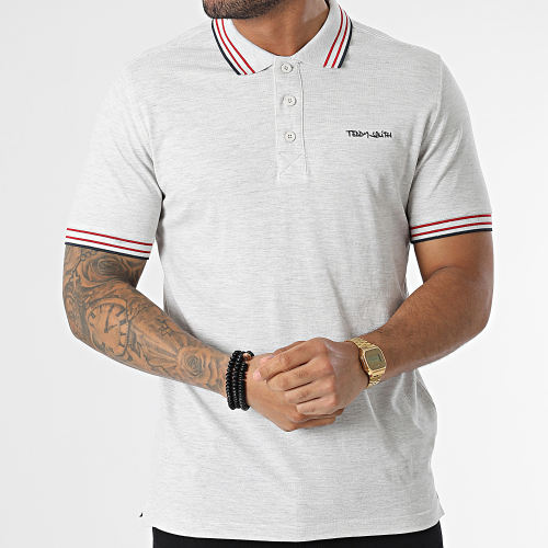 Polo Manches Courtes Pasian Beige Chiné